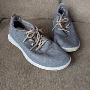 AllBirds Men's Wool Runner Mizzles - Black Sands (Asphalt Sole) - 13 - Merino